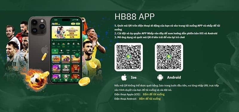 Tải app Hb88 chơi trực tuyến trên điện thoại